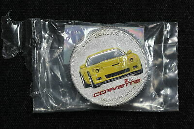1908 - 2008 General Motors Centennial Corvette Z06 Colorized Medal 1G33