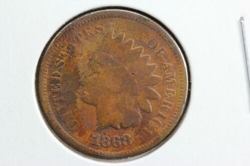 1868 Indian Cent 1XOH