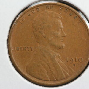 1910-S Lincoln Wheat Cent 18VB