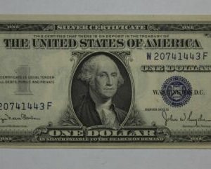 Series 1935-D $1 Silver Certificate Fr-1613W Wide 1GJL