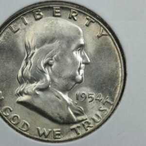 1954 Franklin Half Dollar BU 11ZJ