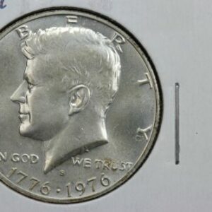 1976-S Bicentennial Silver Kennedy Half Dollar BU 2V1M