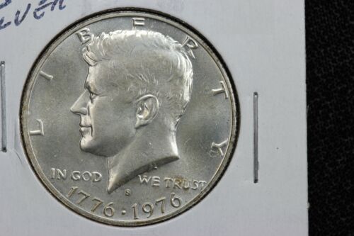 1976-S Bicentennial Silver Kennedy Half Dollar BU 2V1M