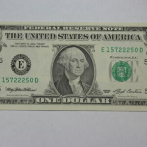 Series 1993 $1 Federal Reserve Note Fr-1918-E CU 1GJR