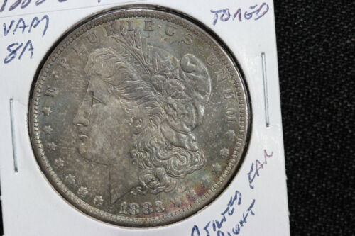 1883-O Morgan Dollar VAM-8A O Mint Mark Tilted 1GJD
