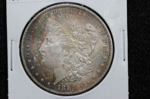 1885-O Morgan Dollar Toned 1O90
