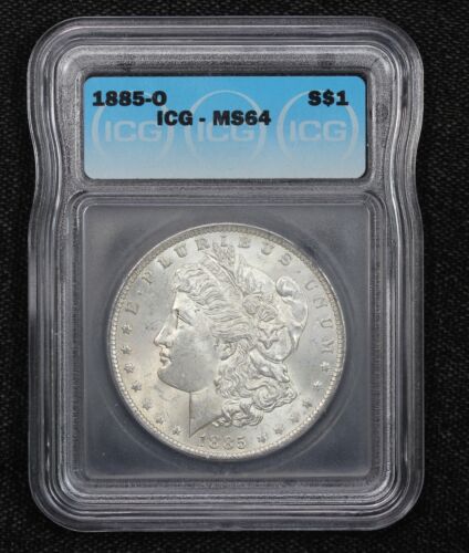 1885-O Morgan Dollar ICG MS-64 1WX1