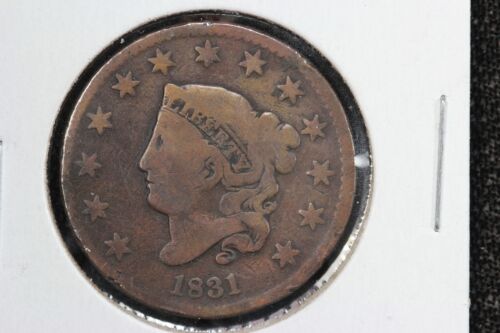 1831 Coronet Head Large Cent 124S
