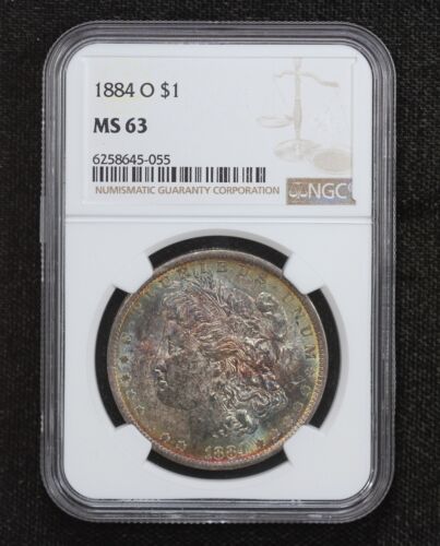 1884-O Morgan Dollar NGC MS-63 1WQL