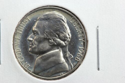1968-S Proof Jefferson Nickel Deep Cameo 1XNT