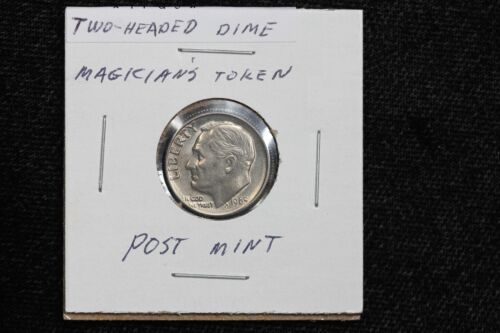 2-Headed 1965 Roosevelt Dime Magicians Coin 1PQ3