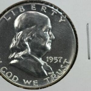 1957 Proof Franklin Half Dollar 193A