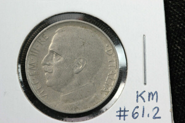 1925-R Italy 50 Centesimi KM# 61.2 1WKL