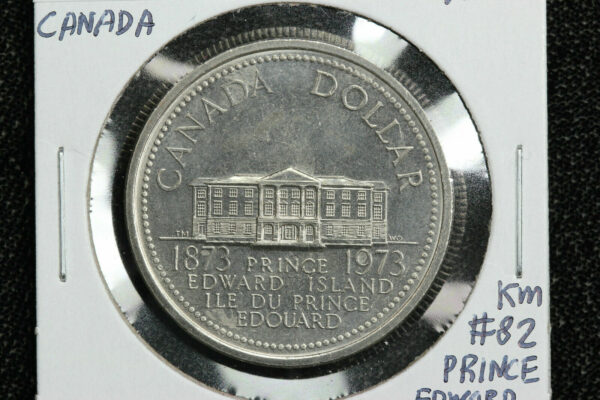 1873 - 1973 Prince Edward Island Centennial Dollar Canada KM# 82 19DY