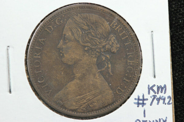 1862 Great Britain Penny KM# 749.2 1IGY