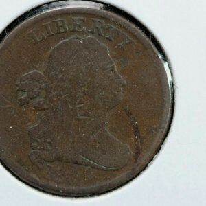 1804 Draped Bust Half Cent PL 4 Stems 1FH5