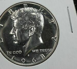 1968-S Proof Kennedy Half Dollar 1Y8G