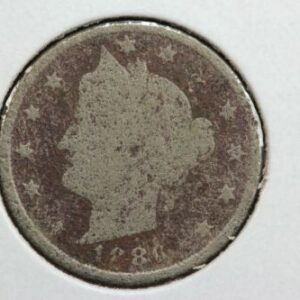 1886 Liberty Nickel Porous Surface 2VAK