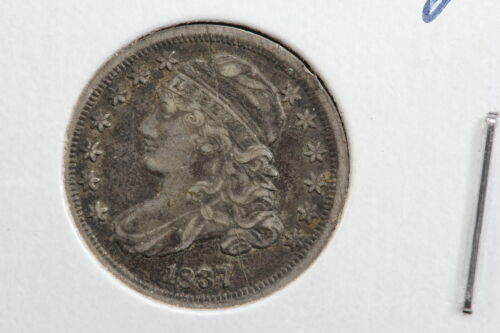 1837 Capped Bust Dime 284X