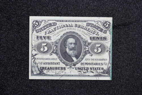1864 US 5 Cents Fractional Currency Fr-1238 Third Issue 1O8X
