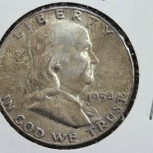 1954 Franklin Half Dollar BU Toned 1Q8C