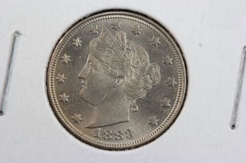 1883 Liberty Nickel BU No Cents Variety 2G7T