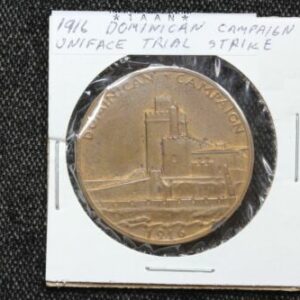 1916 Dominican Campaign Trial Strike Uniface Piece 1AAN