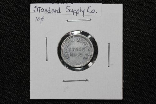 Standard Supply Company Store 3 Good for 10 Cents Aluminum Token 2GA3