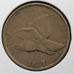 1857 Flying Eagle Cent 20YR