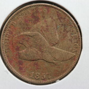 1857 Flying Eagle Cent Weak Head 20YP