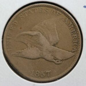 1857 Flying Eagle Cent Doubled Die Obverse Cherrypickers FS-102 20YN