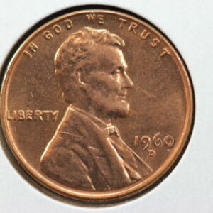 1960-D Small Date Over Large Date Lincoln Memorial Cent 2O3X