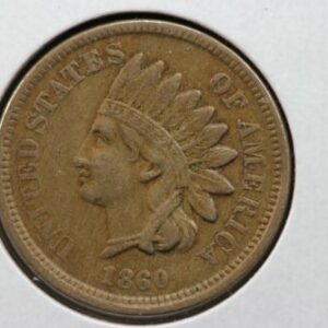 1860 Indian Cent Pointed Liberty Bust Cherrypickers FS-401 28OI