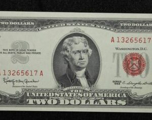 Series 1963 $2 Red Seal United States Note Fr-1513 210L