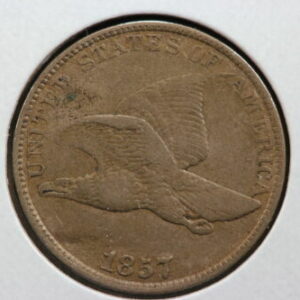 1857 Flying Eagle Cent 28OQ