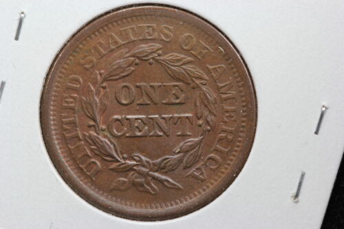 1851 Braided Hair Large Cent Obverse Cut 20YL