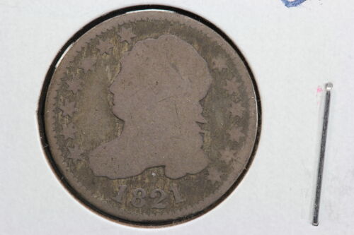 1821 Capped Bust Dime Large Date Variety 2OJN