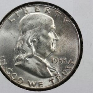 1955 Franklin Half Dollar 2WMQ