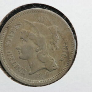 1868 3 Cent Nickel XF 2GQU