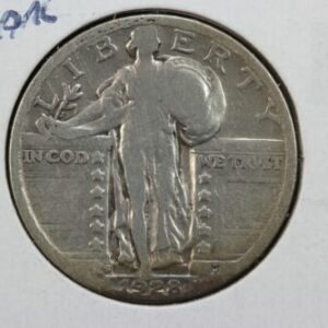 1928-S Standing Liberty Quarter Inverted Mint Mark Cherrypickers FS-501 29GB