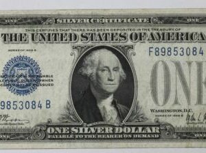 Series of 1928-B $1 Silver Certificate Fr-1602 2P2A