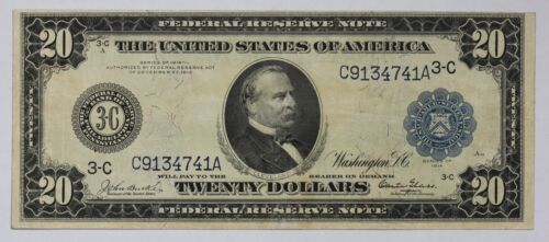Series of 1914 $20 Large Federal Reserve Note Fr-973 2A4N