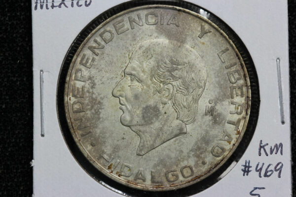 1956 Mo Mexico 5 Pesos Silver KM# 469 2P1C