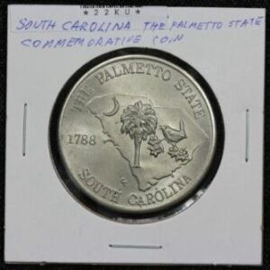 1988 South Carolina Bicentennial Commemorative Medal 22KU