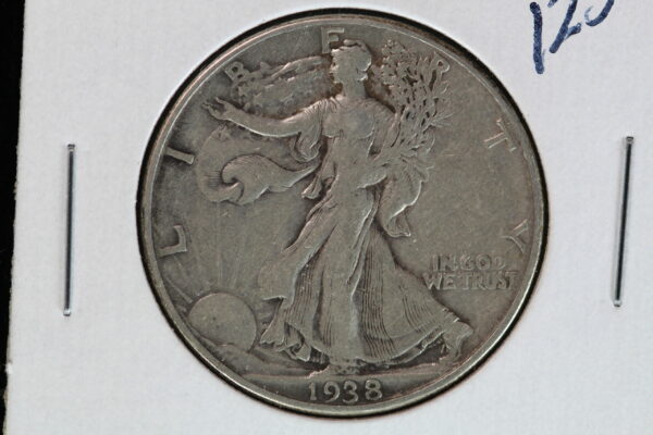 1938-D Walking Liberty Half Dollar 2IBJ