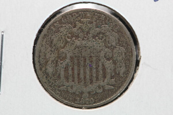 1870 Shield Nickel Pitted 1YA6
