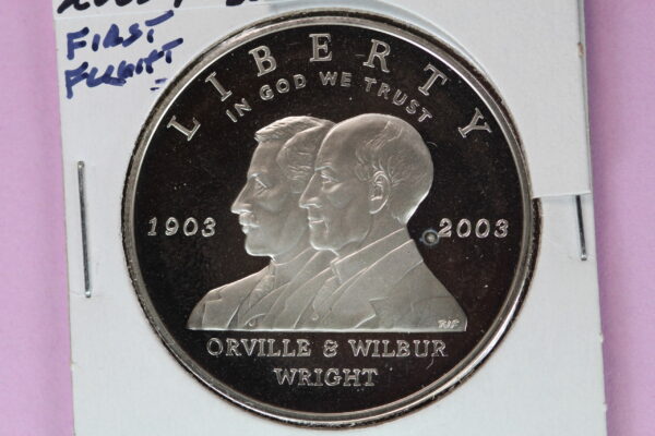 1993-P First Flight/Wright Bros. Commemorative PROOF Silver Dollar 1UXV