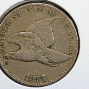 1857 Flying Eagle Cent XF 2QG9
