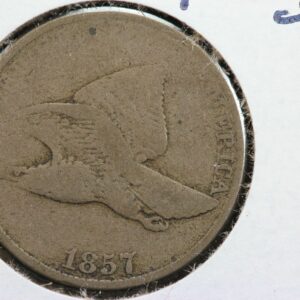 1857 Flying Eagle Cent Doubled Die Obverse FS-103 2Y59