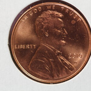 2010-D Lincoln Shield Cent Red 2GKO